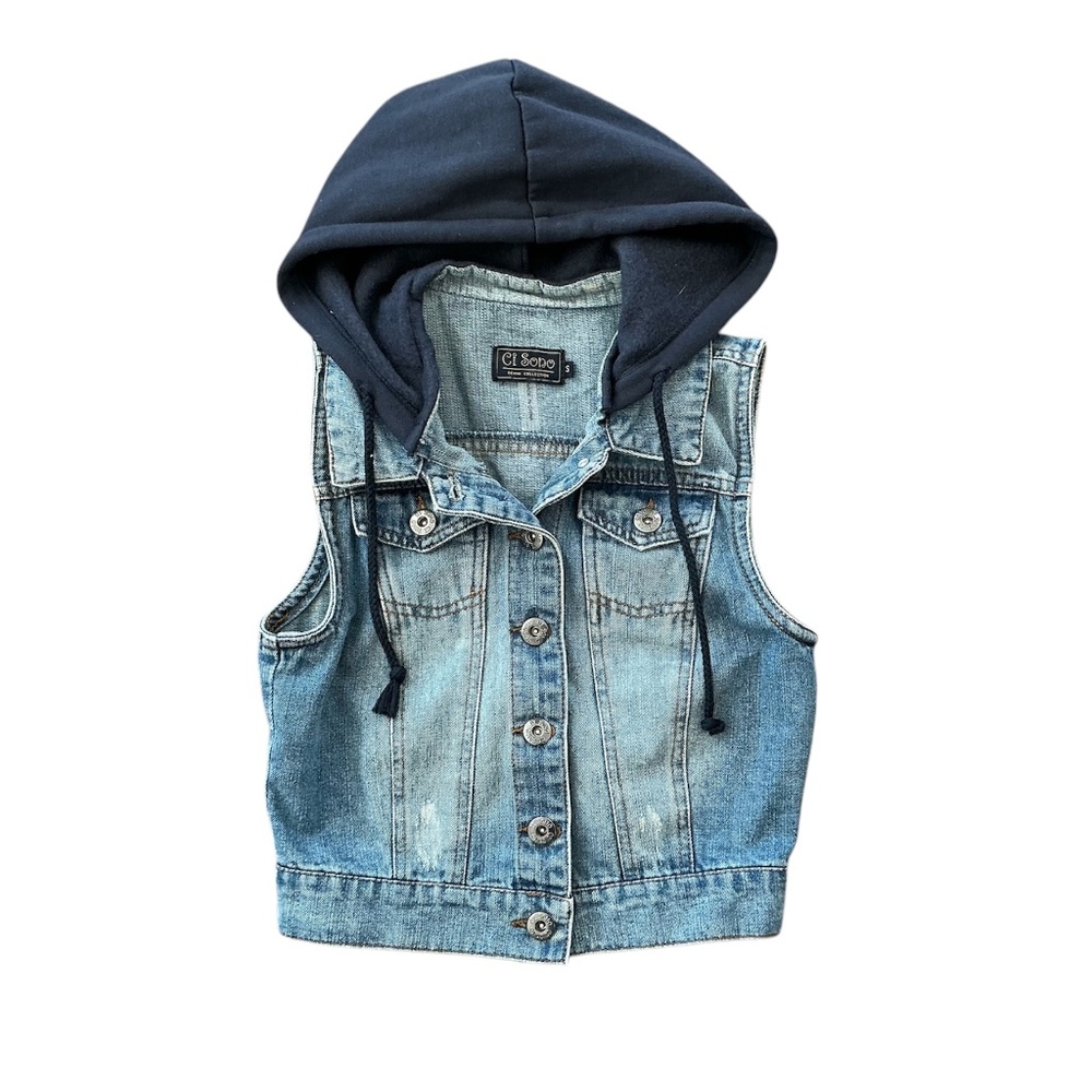 Cisono Small Women’s Denim Vest (D14)